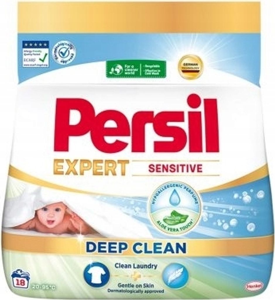 Persil Deep Clean Expert Sensitive Proszek do prania biaych tkanin, 990 g