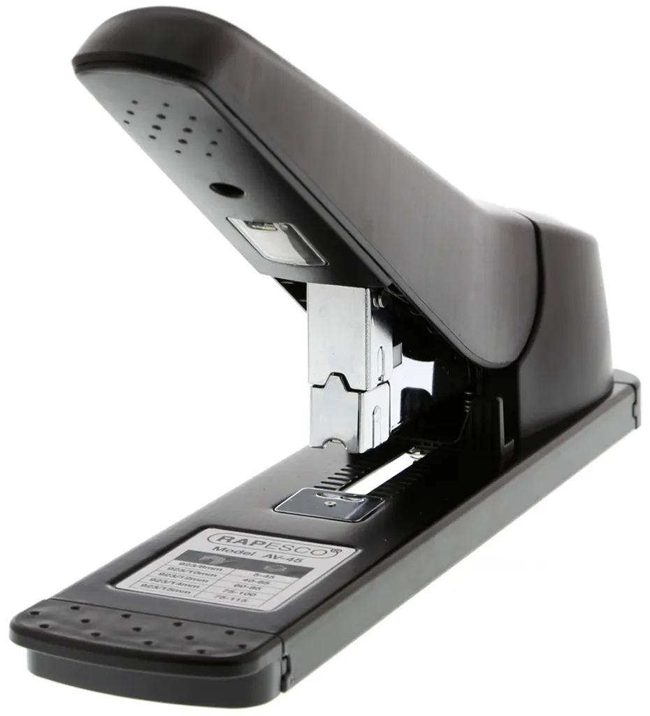 Agrafeuse de Bureau Rapesco AV-45 Noire : Solution de Reliure pour Dossier - 2