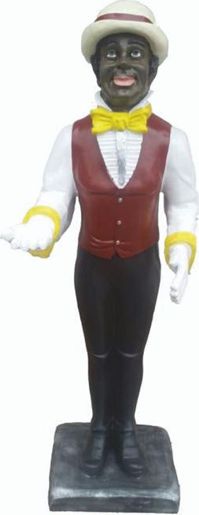 Casa Padrino Luxus XXL Deko Figur Buttler H. 95 cm