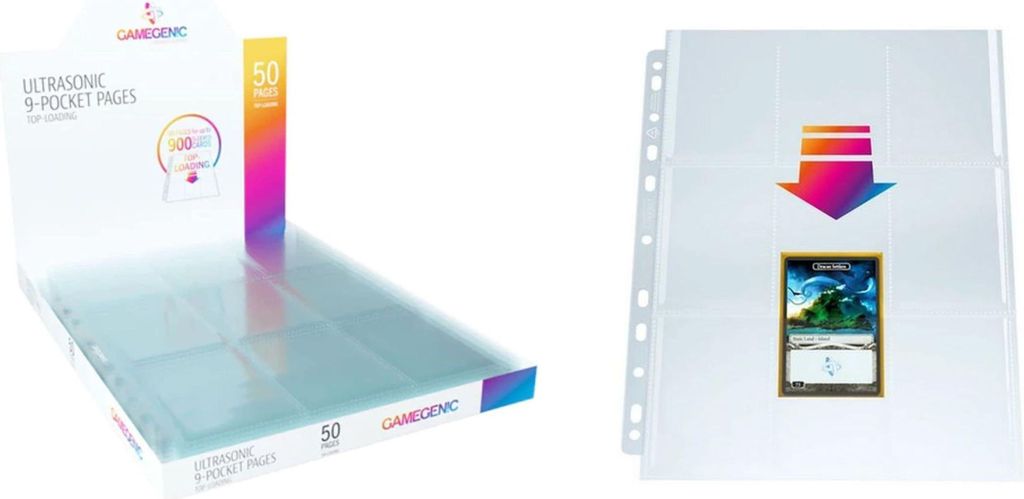 Gamegenic - Ultrasonic 9-Pocket Pages Toploading DISPLAY 50 Produktbild 