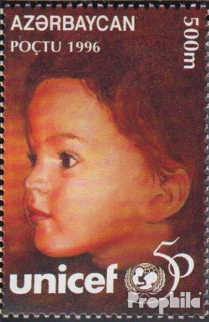 Briefmarken Aserbaidschan 1996 Mi 327 (kompl.Ausg.) postfrisch UNICEF