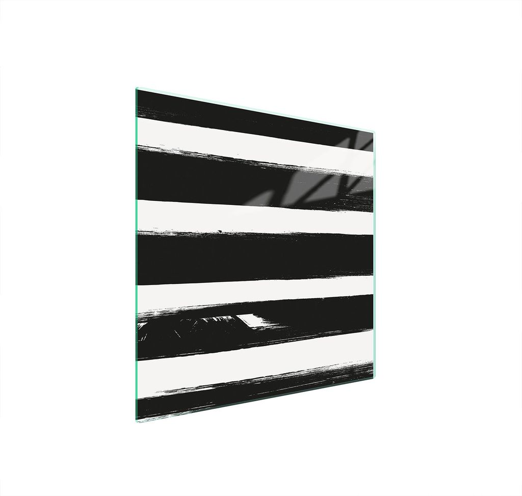 Glasschutzplatte Für Herd 50X52 Streifen