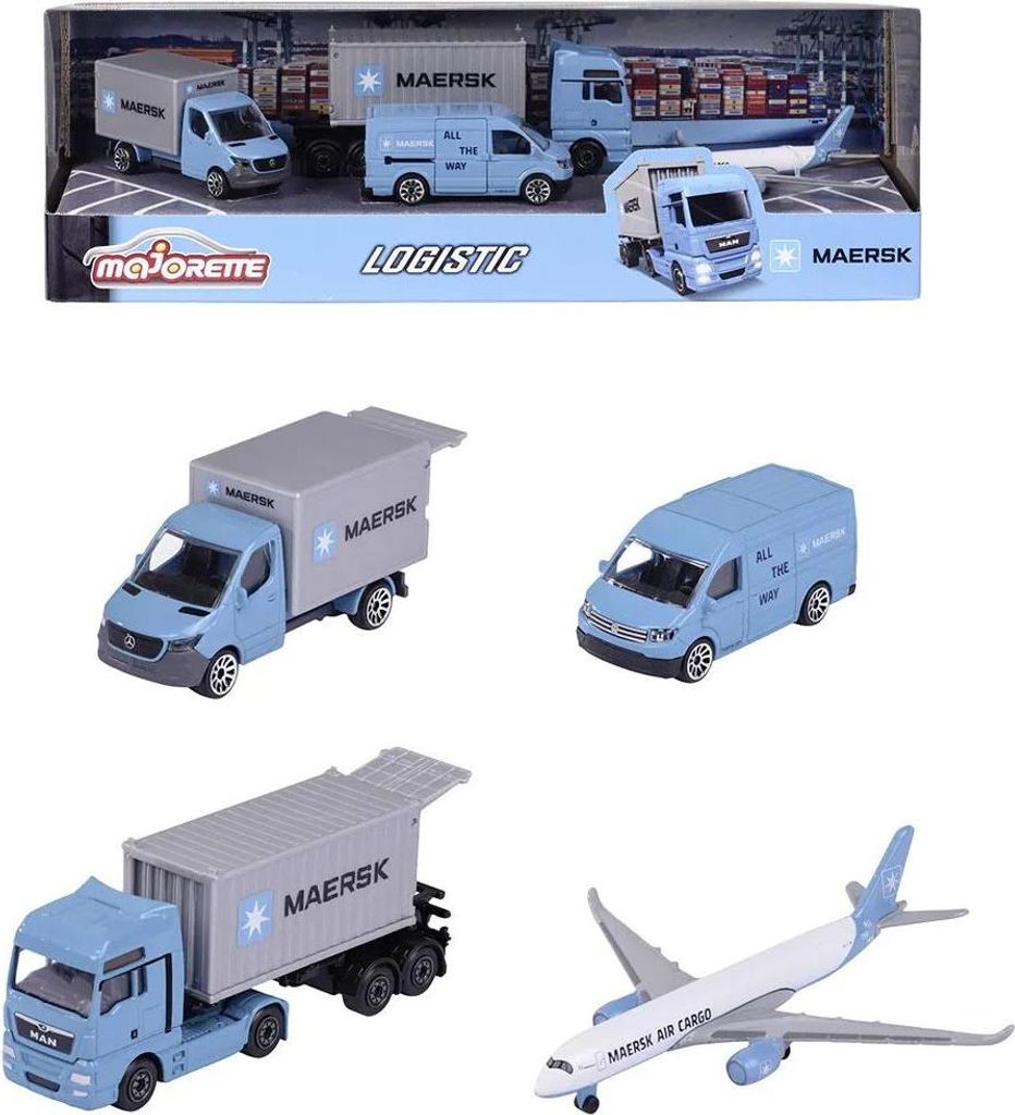 Majorette - Maersk Transport-Fahrzeuge (Geschenkset) - 4 Produktbild 