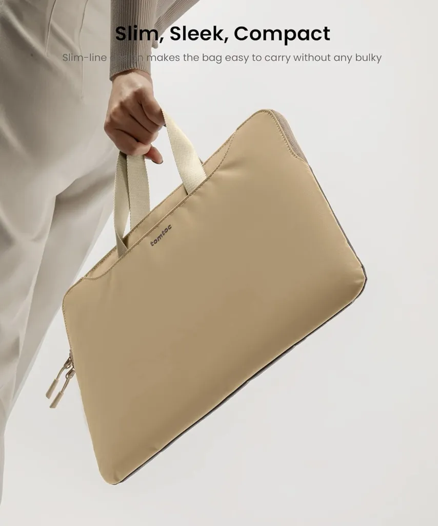 tomtoc 16 Pollici Borsa per Laptop da Donna, Custodia Leggera per 16 Pollici MacBook Pro e altri 15/16 Pollici Laptop, Borsa da Lavoro e da Viaggio con Spazio di Archiviazione ben Organizzato