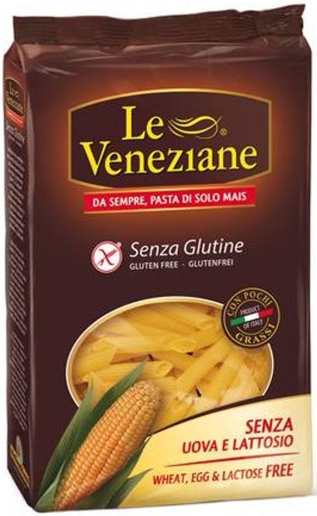 Le Veneziane Penne Rigate Mais 250 g bezlepkové kukuřičné Obrázek produktu 