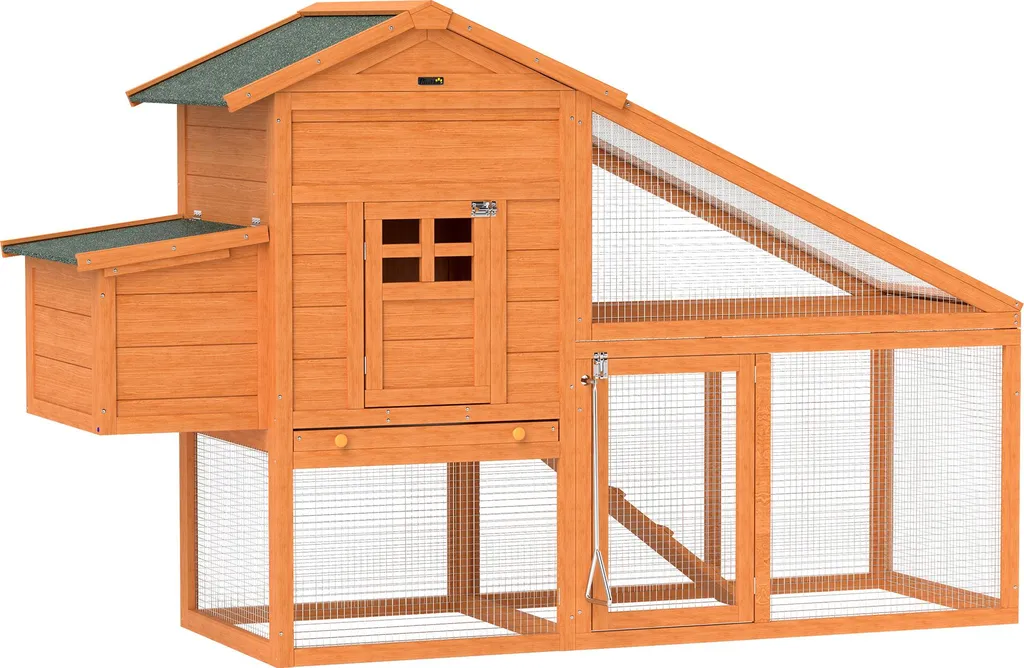 Protégez vos poules avec ce poulailler surélevé en bois traité 179 cm