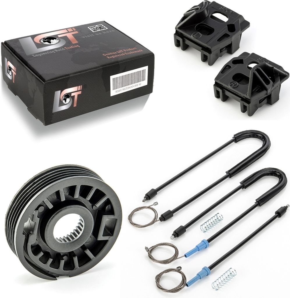 ELEKT. FENSTERHEBER REPARATURSATZ VORNE LINKS / RECHTS FÜR VW GOLF 4 IV 2/3 trg.
