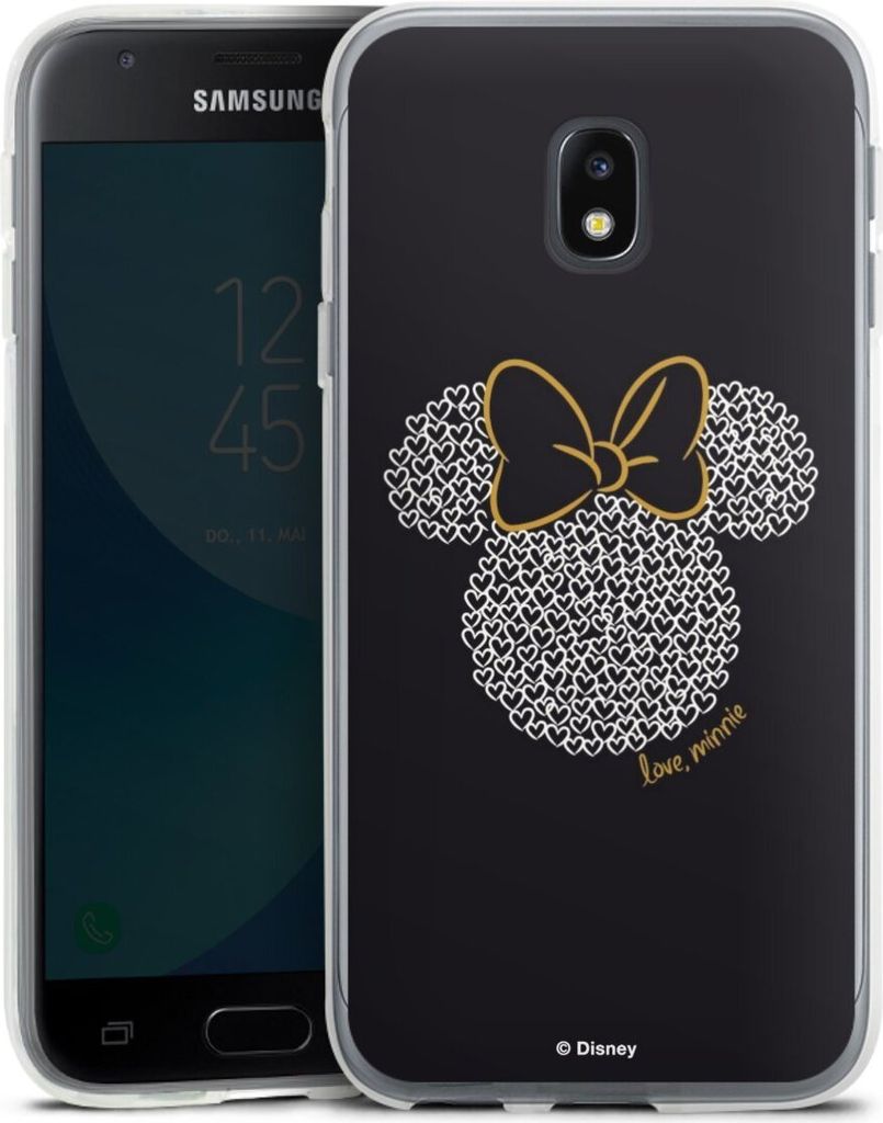 DeinDesign Handyhülle für Samsung Galaxy J3 Duos (2017) Silikon Hülle Case Smartphone Schutzhülle Disney Minnie Mouse Muster