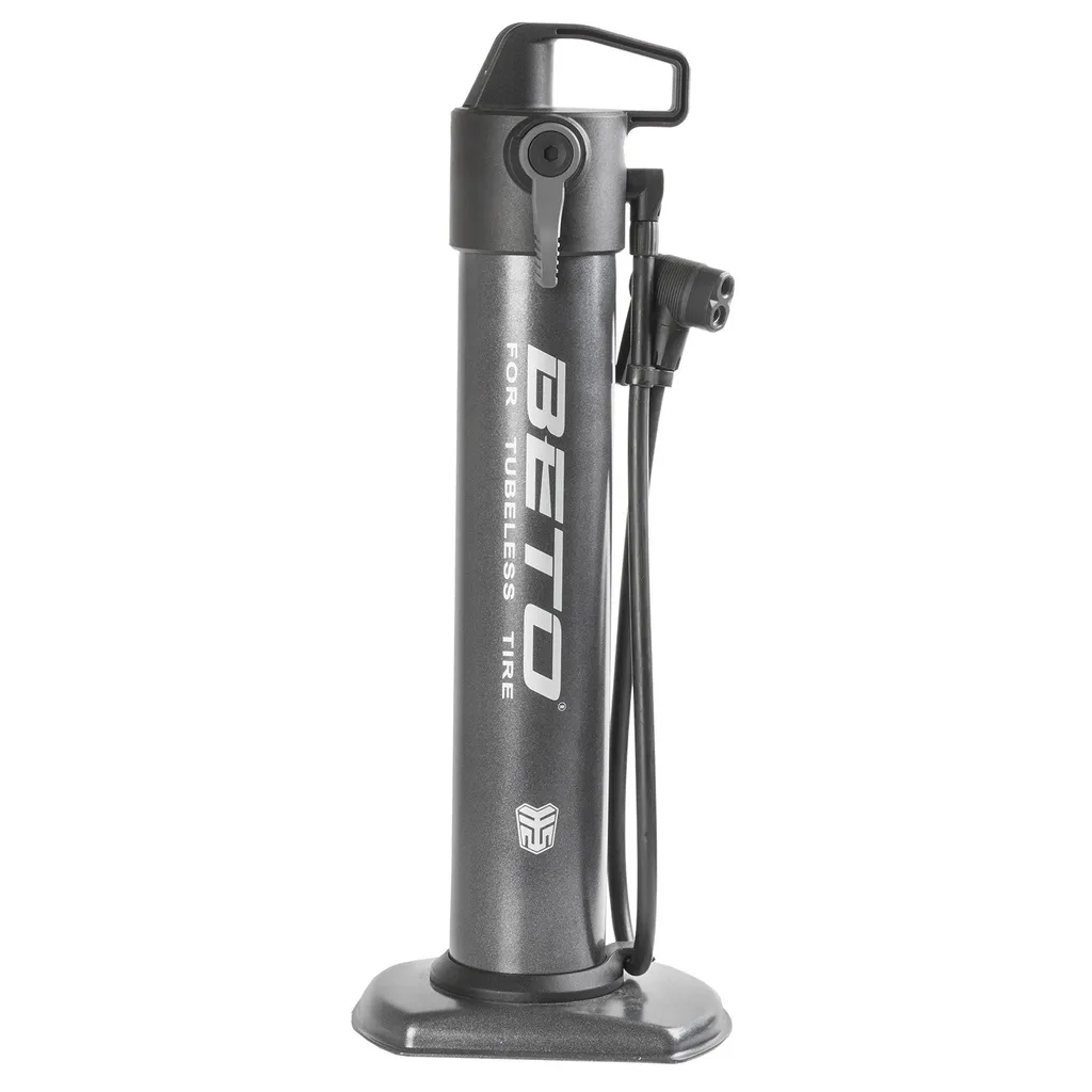 Beto Pompe à Vélo Universelle 13 Bar en Acier Gris - Valves AV DV FV