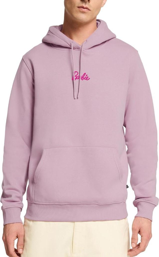 Spreadshirt Barbie Logo Stick Geschenkidee Herren Premium Hoodie, S, Altrosa