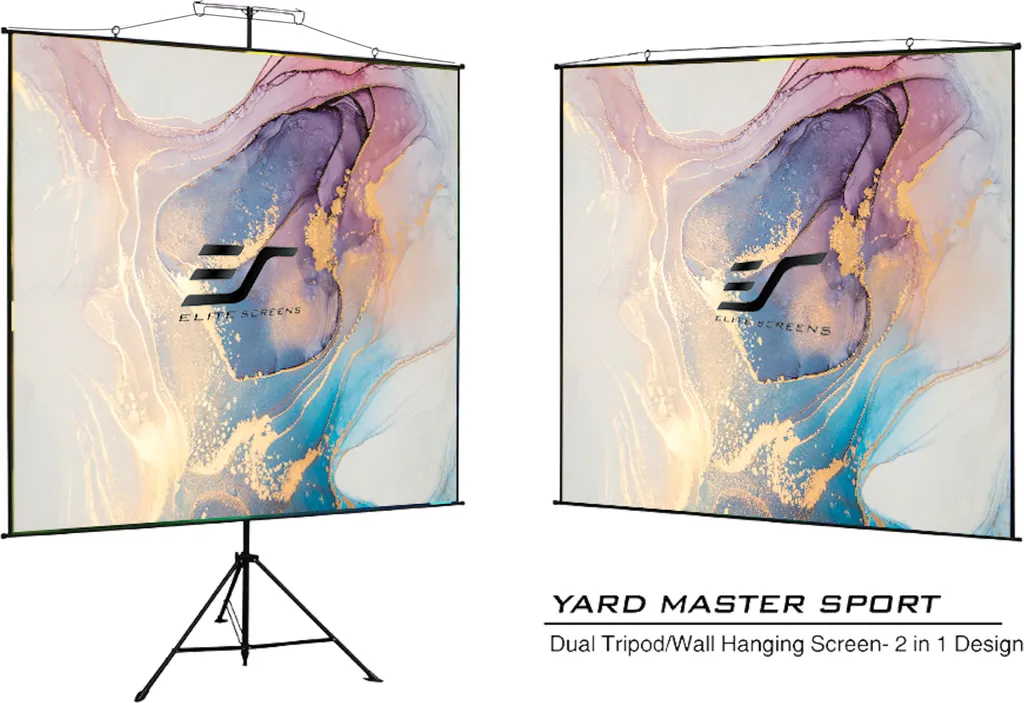 Écran Nomade 96 Pouces Toile MaxWhite Haute Luminosité 171 x 171 cm
