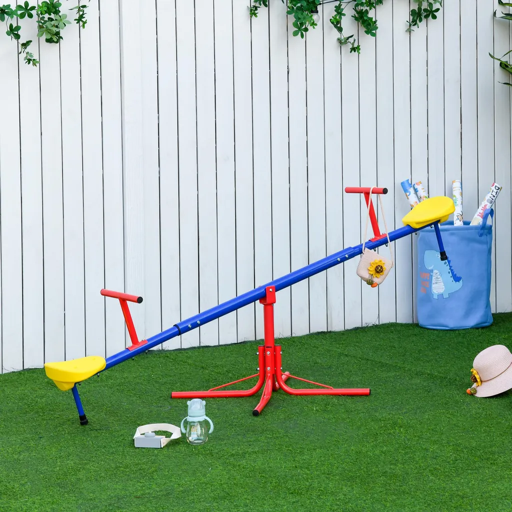 Balançoire à bascule enfant pour amuser et occuper les petits dehors