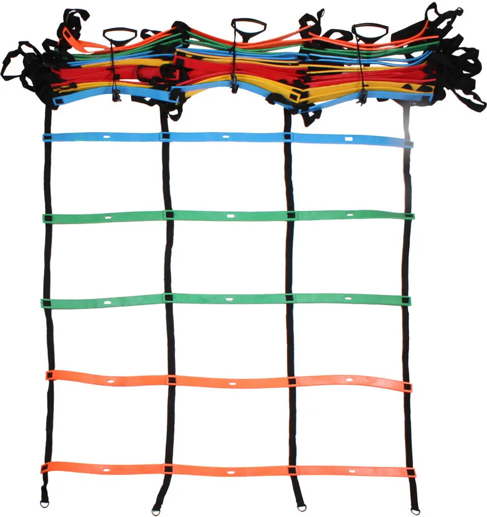 Triple Échelle Agilité 9m Merco MultiColour avec Échelons Ajustables