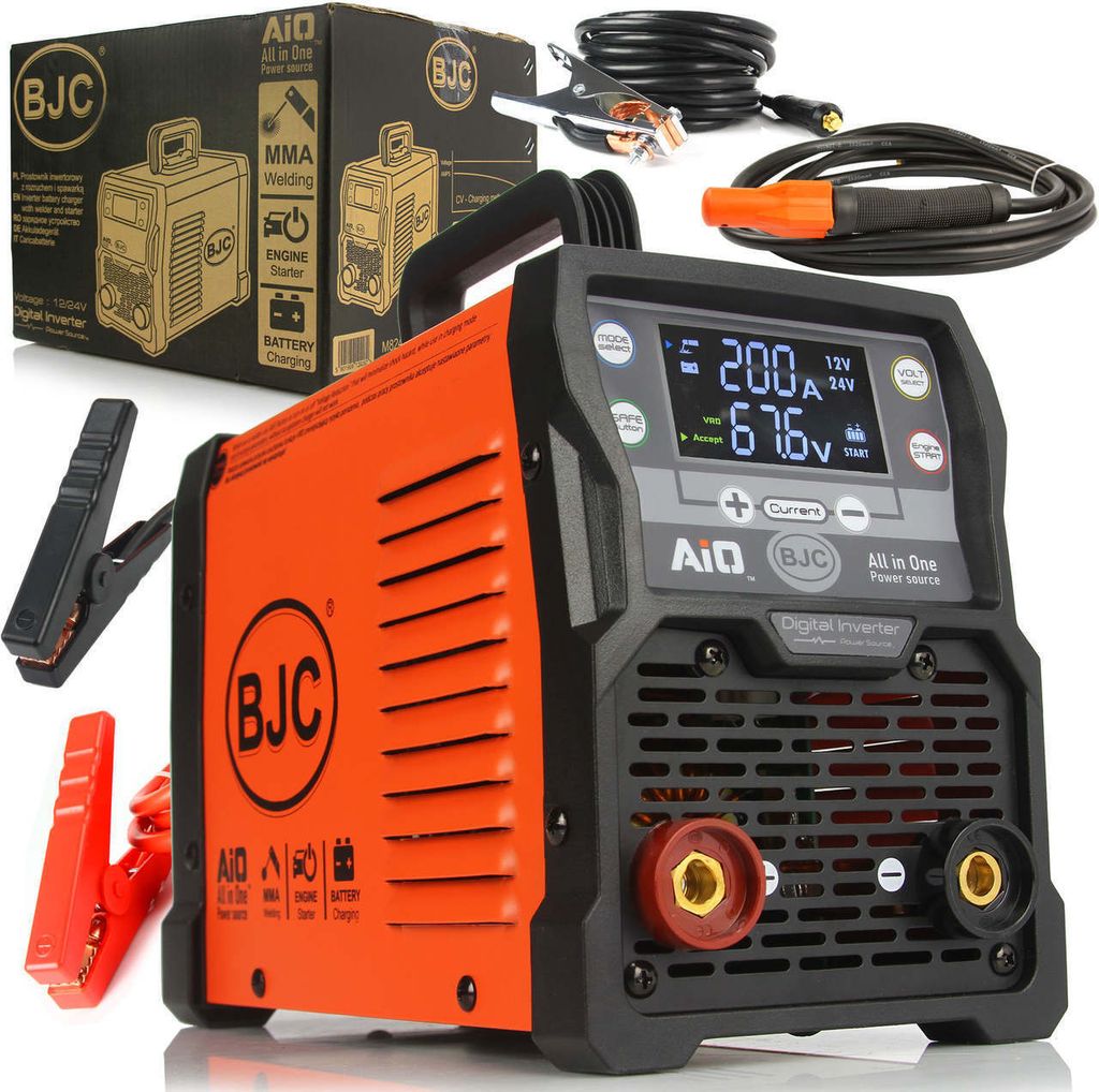 BJC 3in1 Inverter Schweißgerät KFZ Autobatterie Ladegerät gerät Starthilfe Booster Batterieladegerät