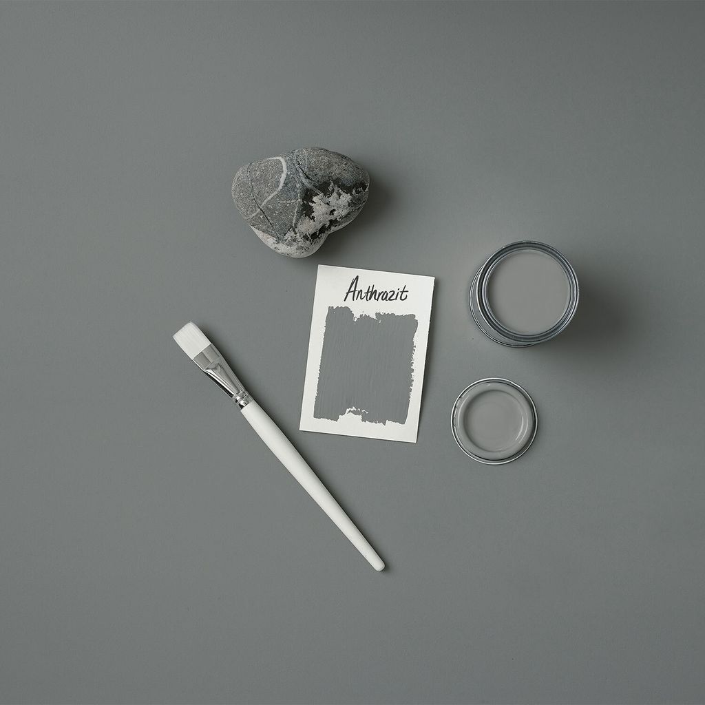 Rust Oleum Shabby Kreidefarbe Möbellack Anthrazit mattes Produktbild 3