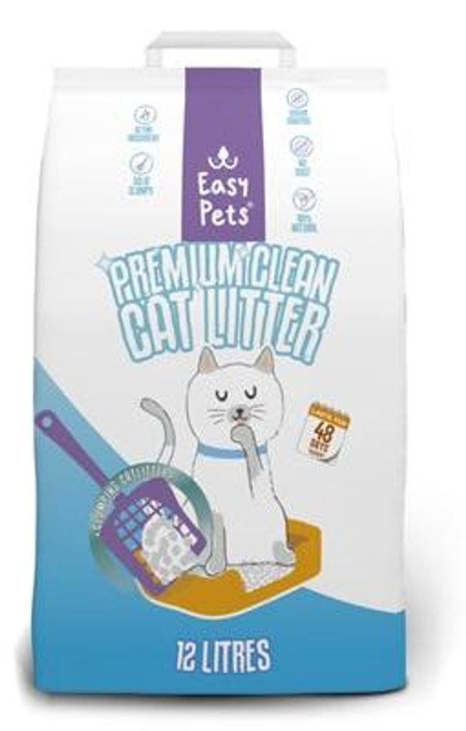 Easypets Premium Clean White Bentonit-Katzenstreu – Katzenstreu