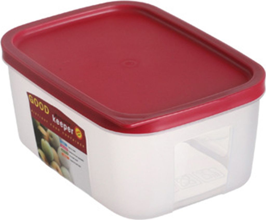 1080/1800/2700 ml transparenter Lebensmittelbehälter mit Deckel, mikrowellengeeignet, lebensmittelechter Kunststoff, Aufbewahrungsbox für Obst un...