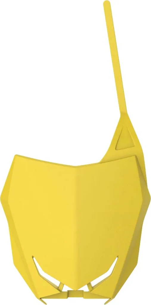 Plaque frontale moto cross jaune adaptable Suzuki RM-Z450 Polisport