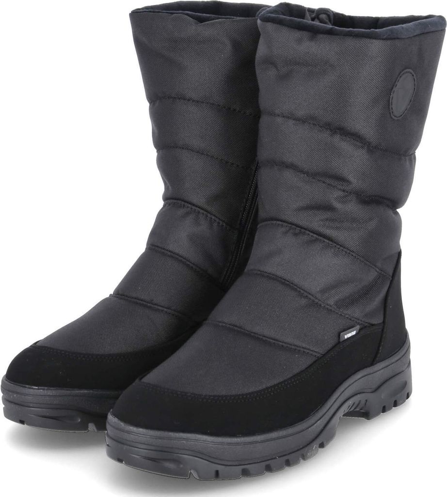 Vista Herren Winterstiefel/ Snowboots Schwarz wasserfest