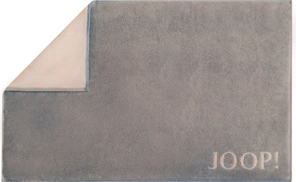 Tapis de Douche Moelleux Joop ! Graphite Sable 50x80 en Coton Chic