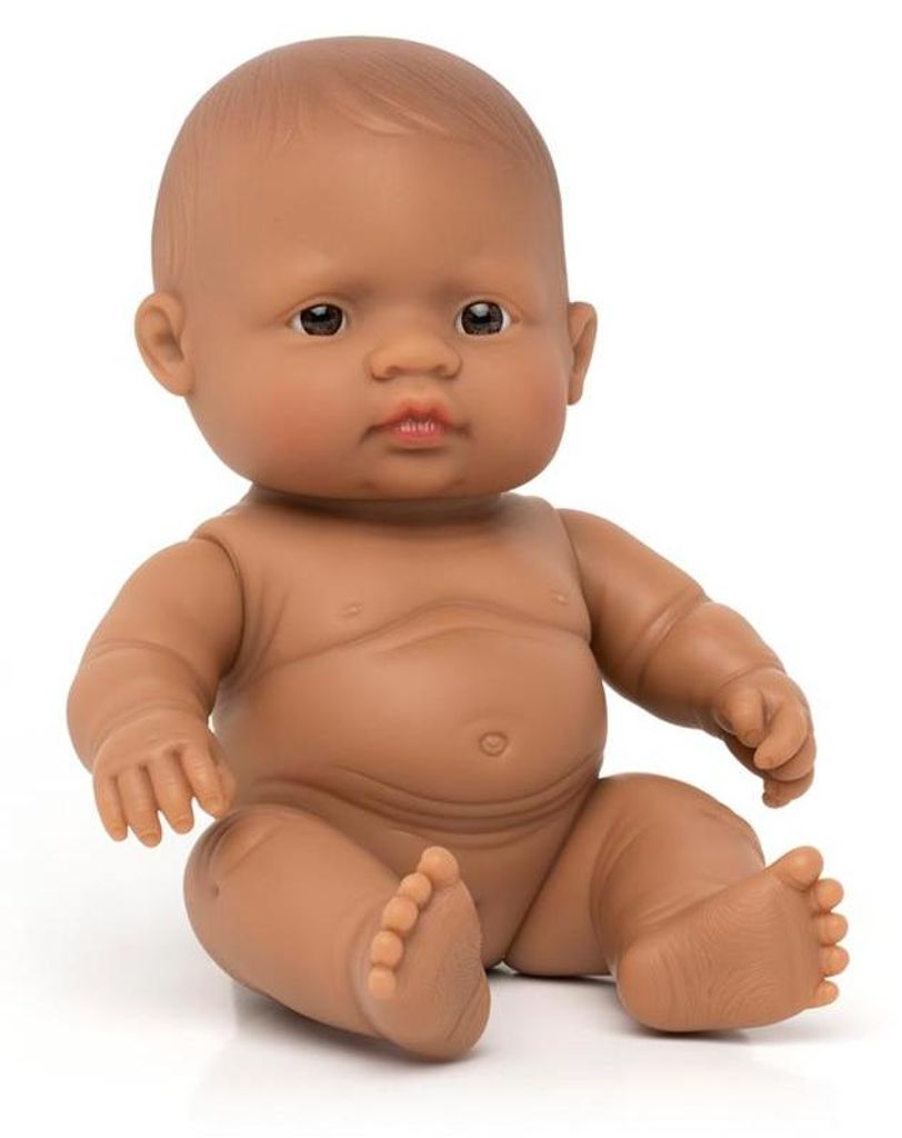 Miniland Babypuppe südamerikanisches Mädchen 21cm-31148, Merhfarbig