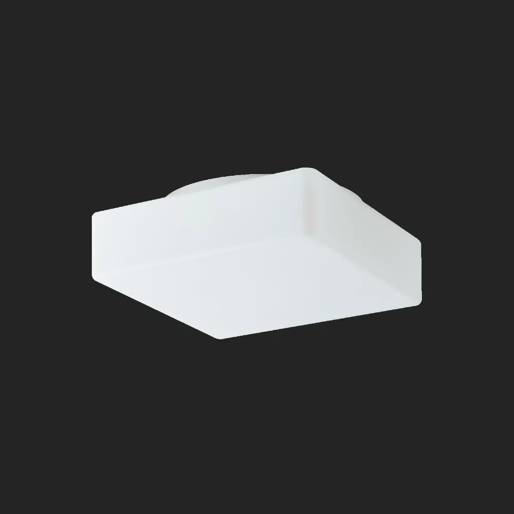OSMONT LIN59190 LINA 3 Plafonnier Verre Blanc 19W LED 3000K IP43 Secours