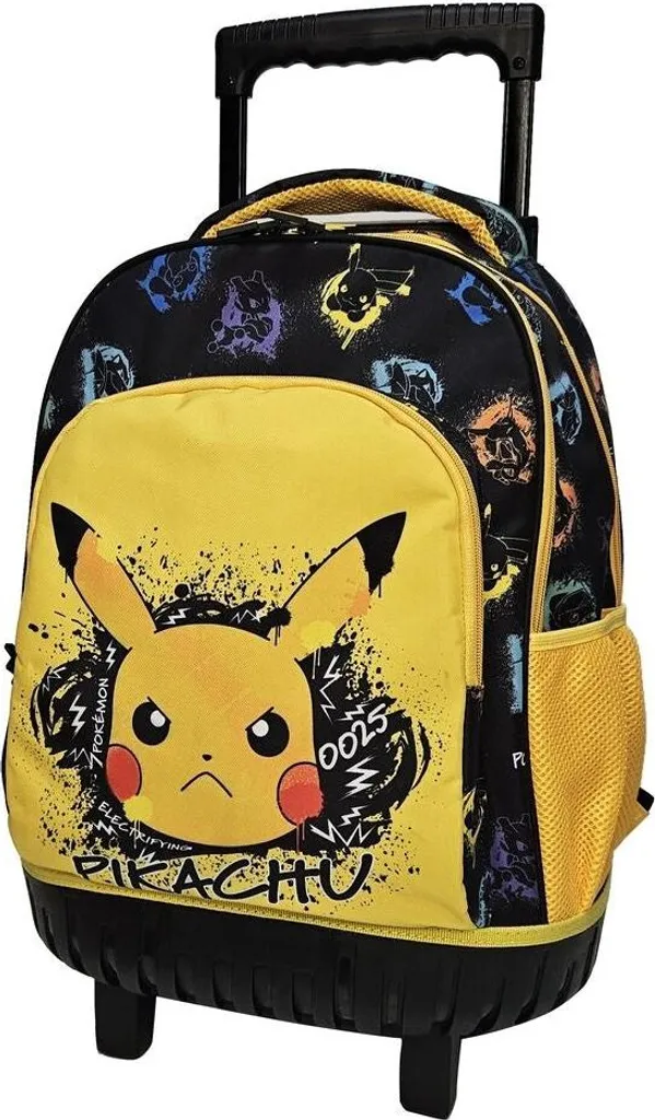 Sac à roulettes Pokémon pour l'école - Cartable trolley CE2 CM1