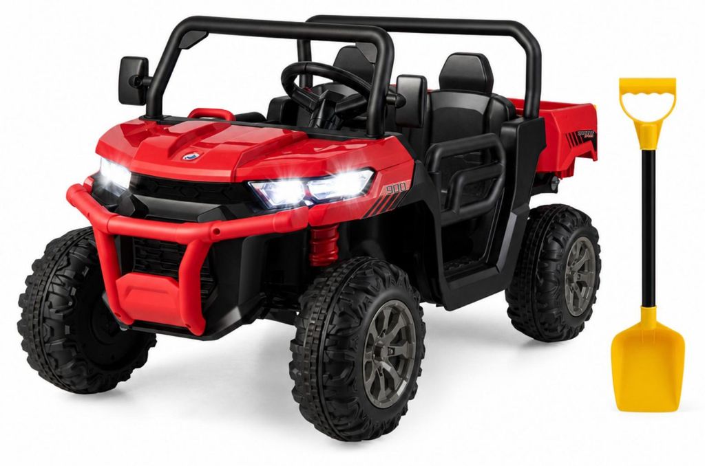 KOMFOTTEU Kinder Elektroauto, 2-Sitzer Kinderauto mit Produktbild 