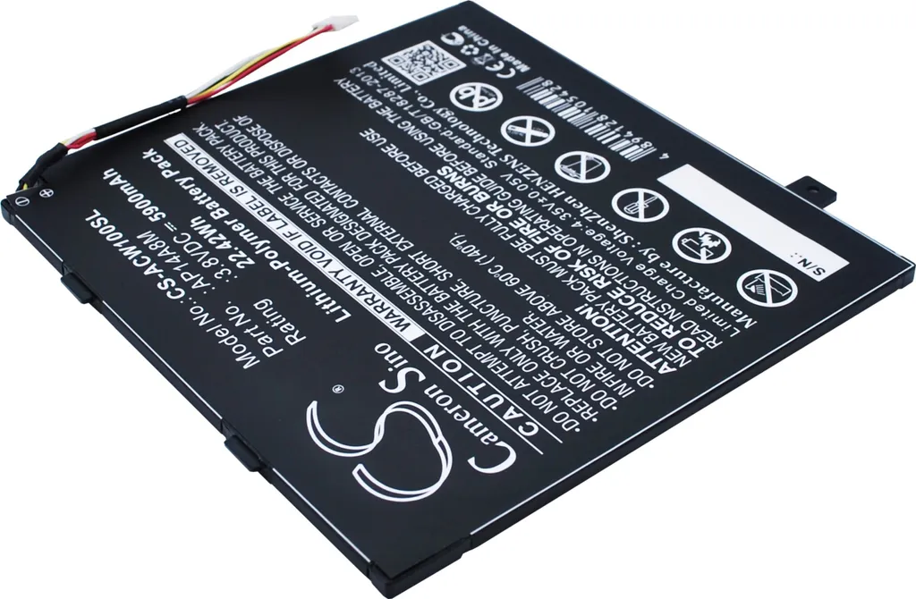 Batterie de Rechange pour Tablette Acer Iconia A3-A20FHD et Switch 10