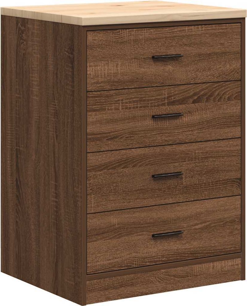 Garagen-Aufbewahrungsschrank 60x51x85 cm Massivholz Kiefer
