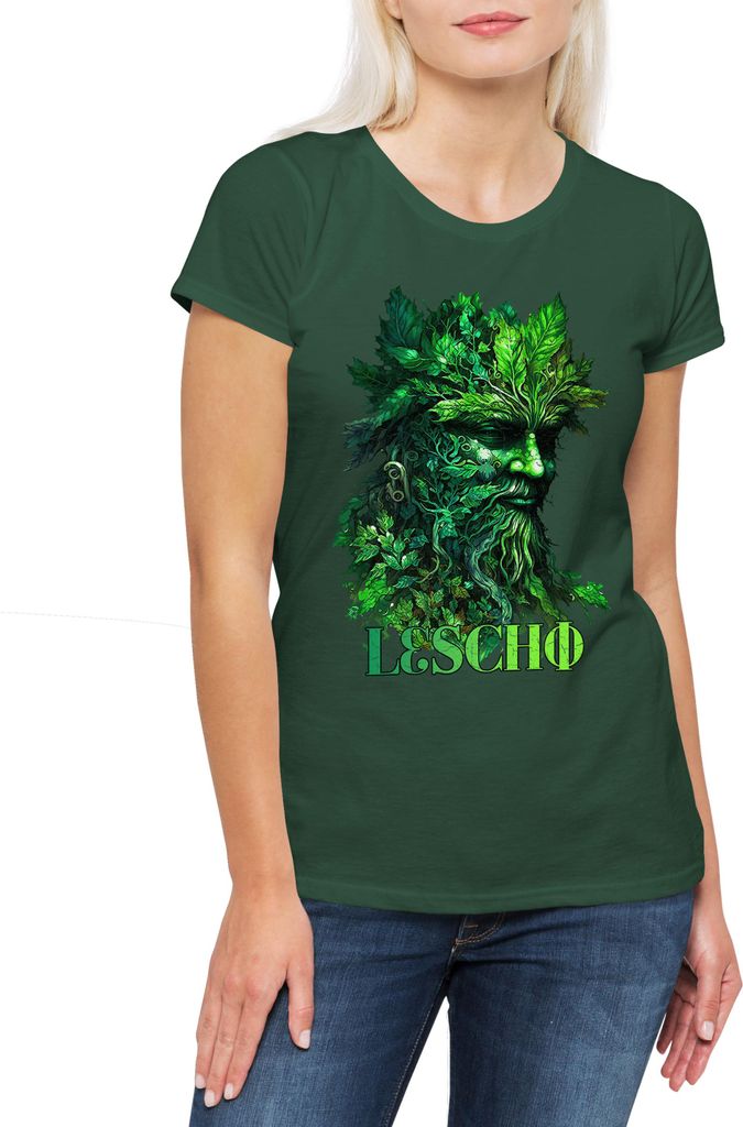 Urban Backwoods Leschi, Damen T-Shirt, Farbe: Grün, Größe: M