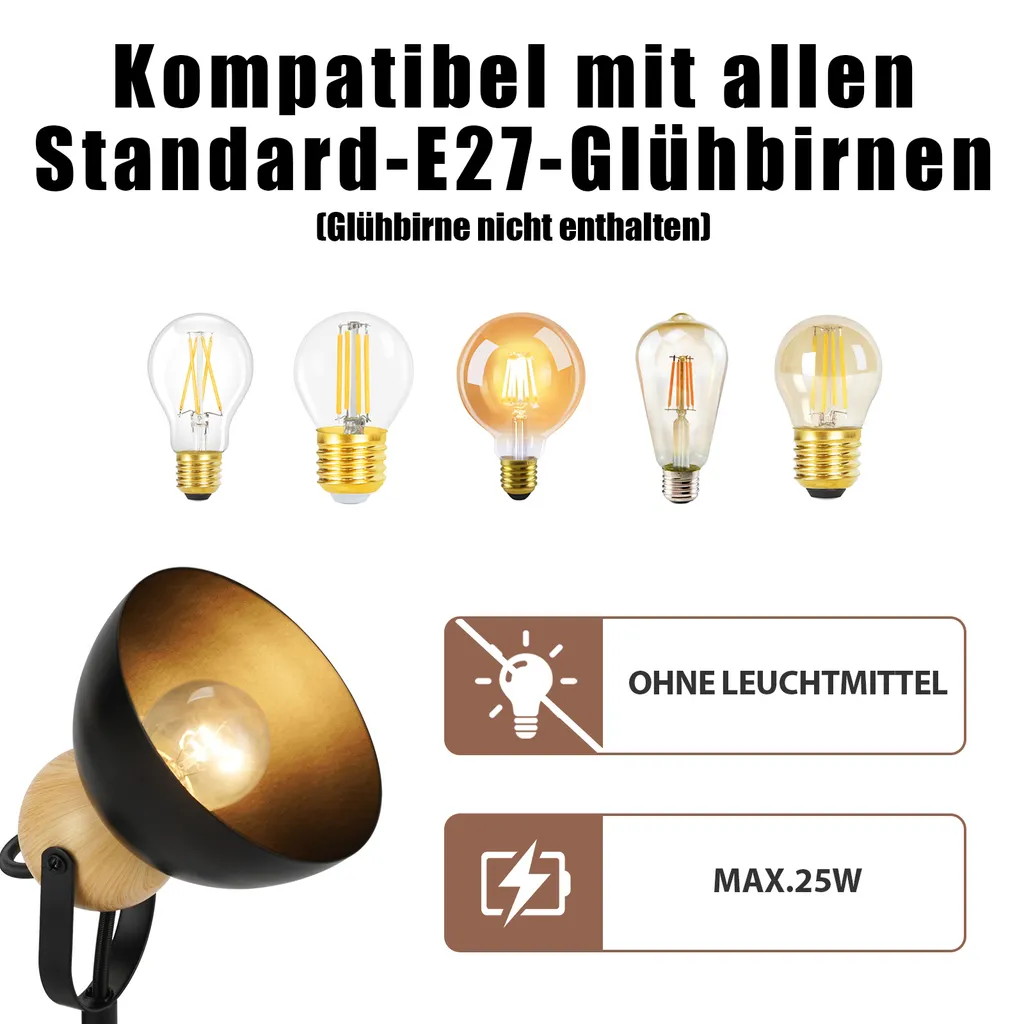 Plafonnier Orientable Noir : Solution d'Éclairage Efficace pour Entrée - 5