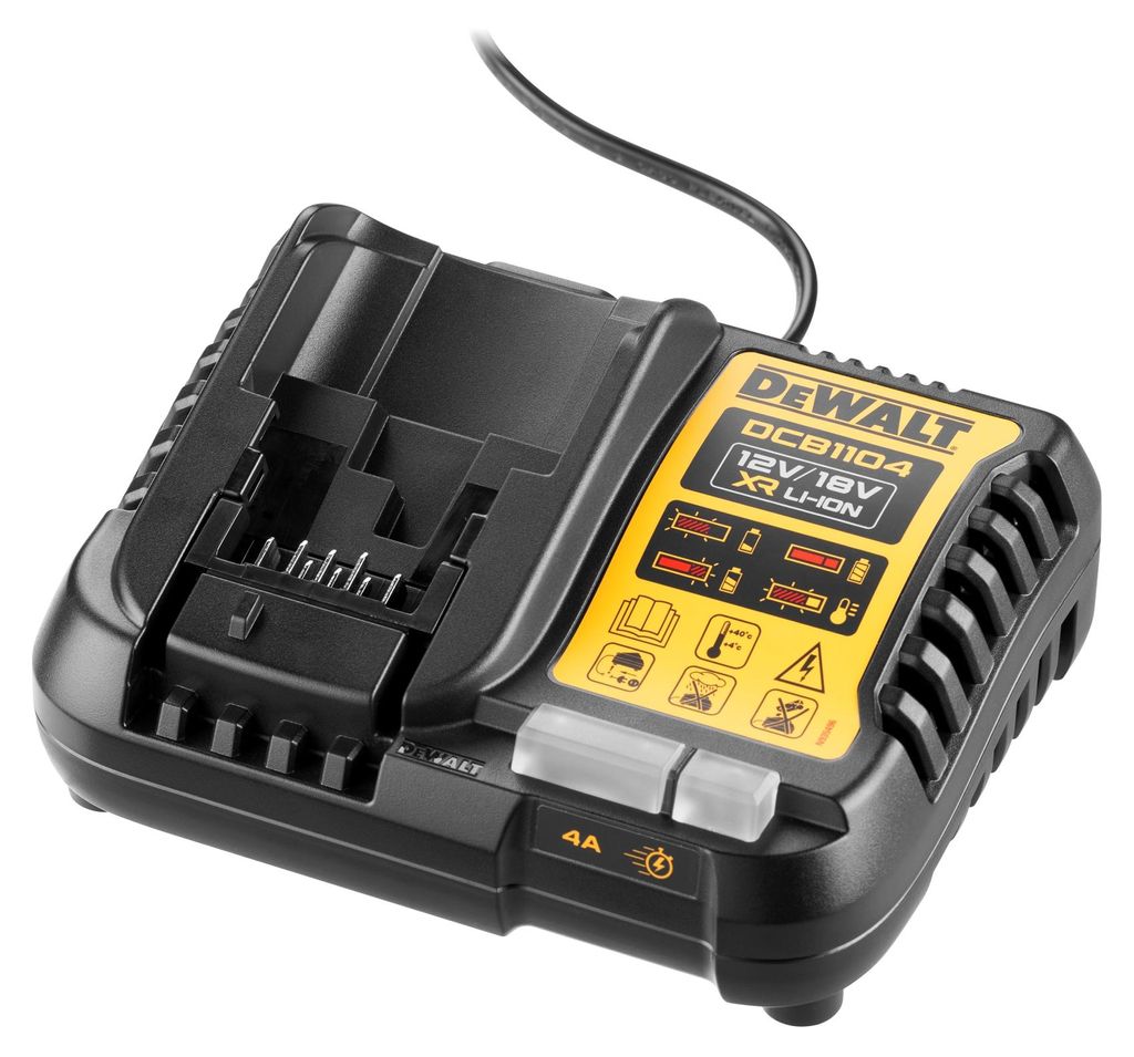 Ładowarka akumulatorów DeWalt DCB1104-QW Multivolt XR 10,8 Zdjęcie produktu 
