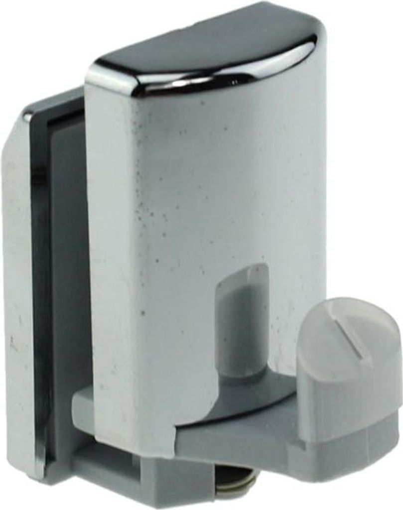 Duschdoorhaken Set - 4 chromierte Haken mit Rollen - Für das Badezimmer - Praktisches Zubehör für Duschkabine und Glastür