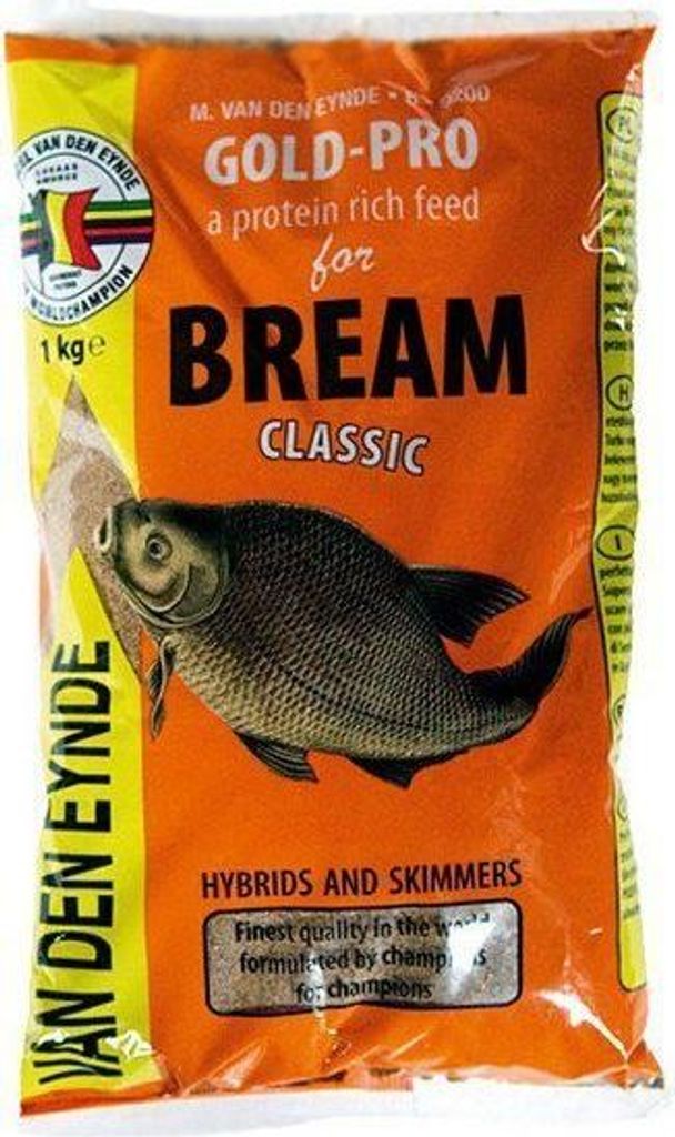 A bag of fish food for bream.