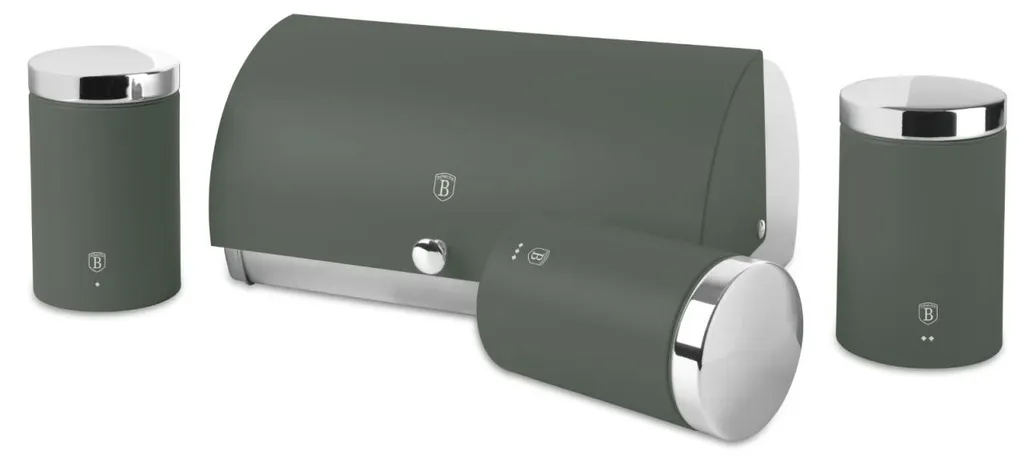 Berlingerhaus BH-6833 Set de Couteaux avec 4 Boîtes Matte Green