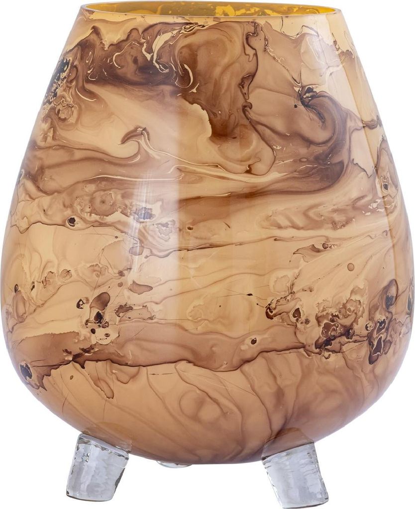 PTMD – Jamillia-Laterne – Braun – 19 x 19 x 21 cm