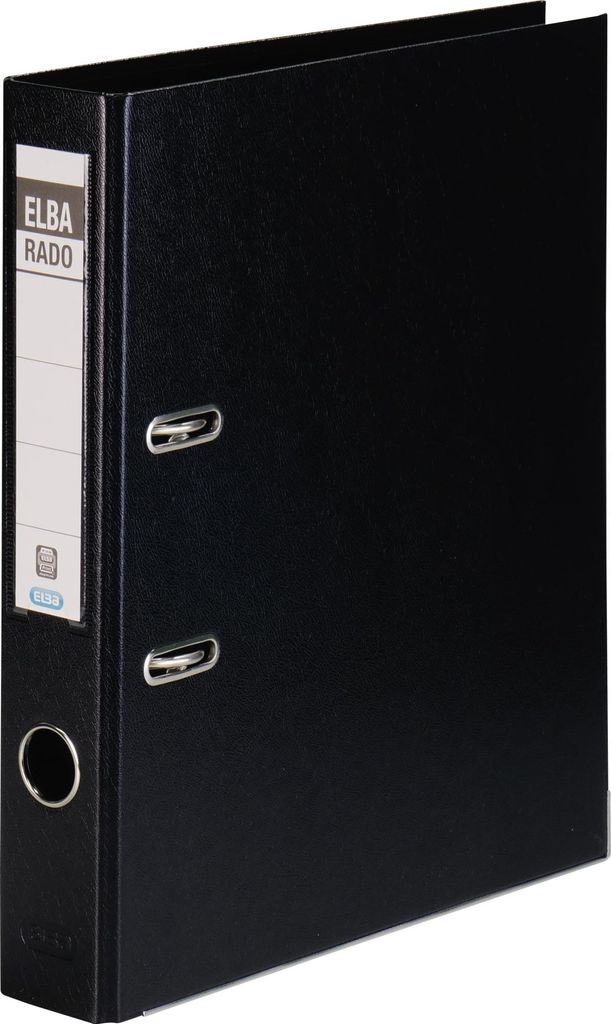 ELBA Ordner ELBAradoplast 100022624 DIN A4 50mm PVC schwarz