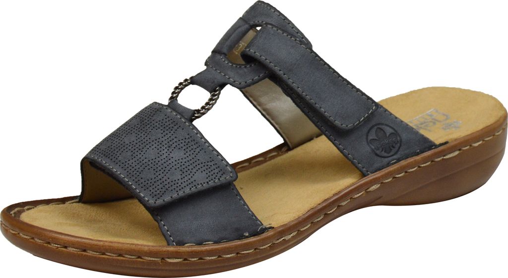 Rieker 60885-12 Pantolette da donna blau Immagine del prodotto 
