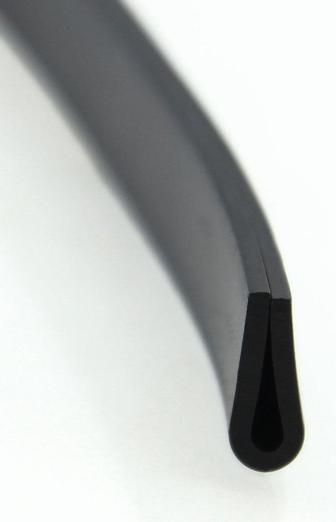 V7 Kantenschutz EPDM Gummiprofil Fassungsprofil Fassungsbereich: 3 mm Gummidichtung Keder U-Profil