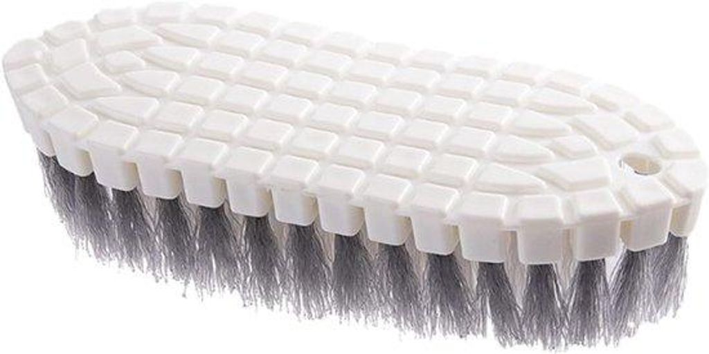 Flexible Reinigungsbürste für Badewannen und Duschen mit weichen Borsten für Fliesenboden Ergonomischer Griff Dauerhaftes PP-Material 15,5 cm La...