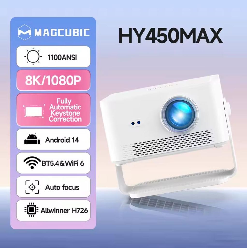 Magcubic Tragbarer Projektor Beamer HY450 Max Android 14 Produktbild 