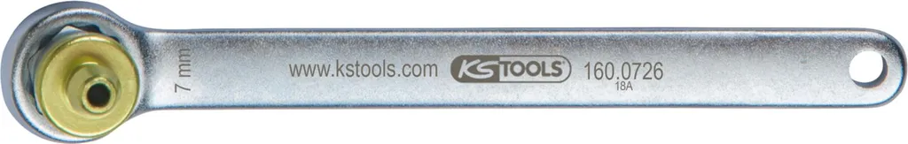 Clé de dégazage freins 7 mm KS Tools pour purger dans les zones étroites