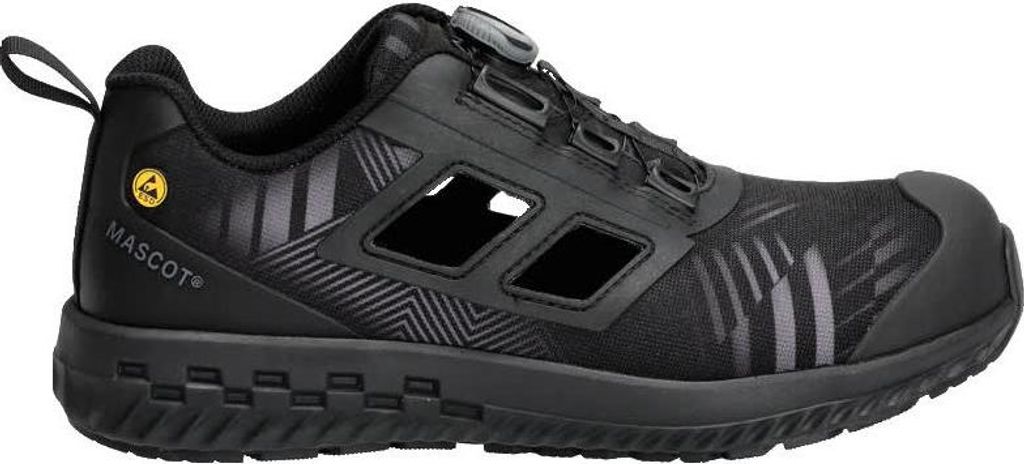 MASCOT Sicherheitssandale S1PL Weite 10 Schwarz 41