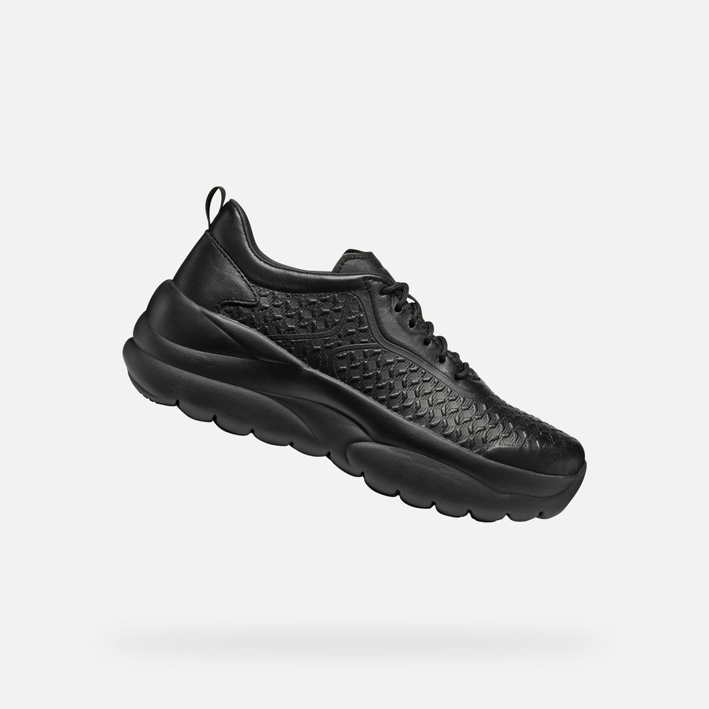 Geox Schwarze Damen-Sneaker Xtors 41