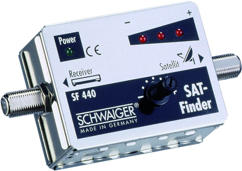 Schwaiger SAT-Finder SF440 531, 3+1 LED Anzeige Produktbild