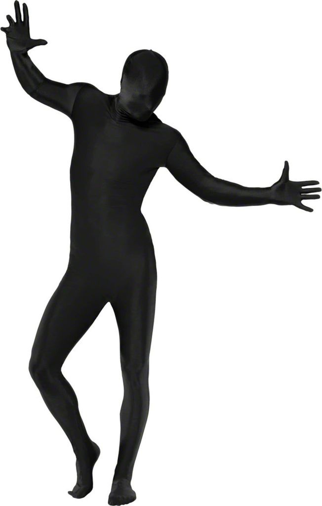 Czarny kostium karnawałowy Second Skin Full Body Costume Zdjęcie produktu 
