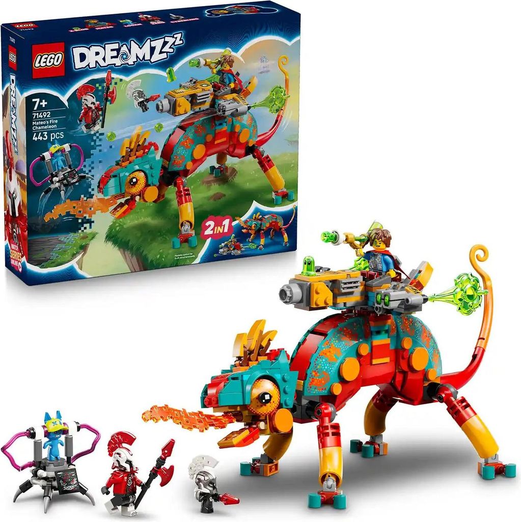LEGO DreamZZZ!" 71492 Mateo und sein Ungeheuer Chamä leon