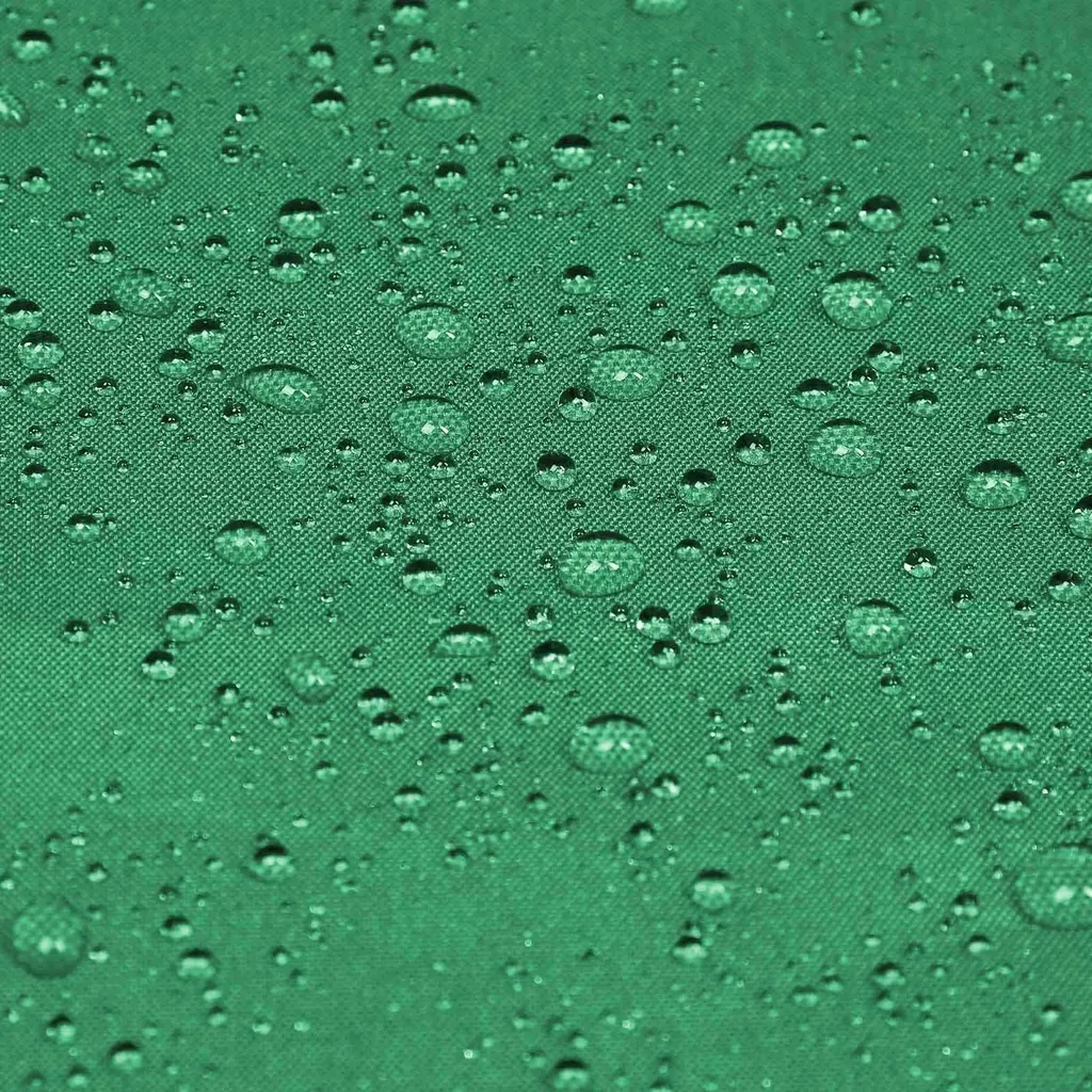 Protection parasol 3m en polyester vert imperméable avec zip de serrage - 3