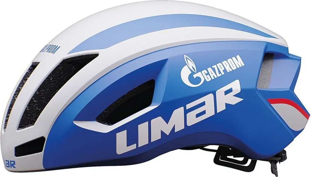 Casque de cyclisme Air Speed bleu et blanc pour route et compétition